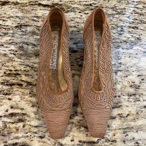 Brown Via Spiga low heeled shoes